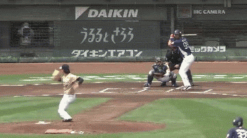 １回表４メヒア２点タイムリー (1)