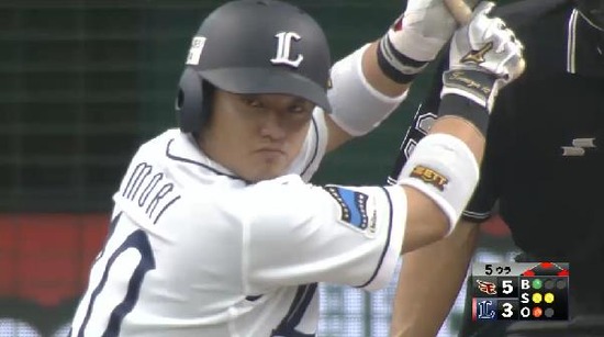 ５回裏５森三振 (1)