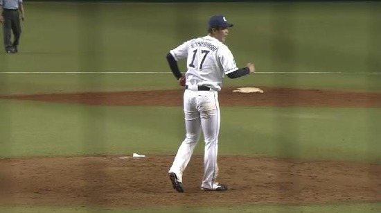 ５回表１三振 (3)