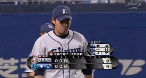 3回裏終了