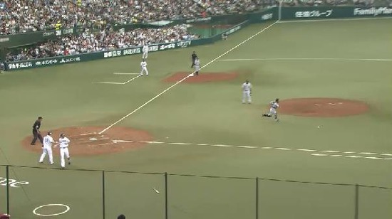 ３回裏２浅村タイムリー (2)