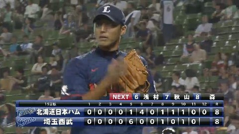 12回表3平野力投 (3)