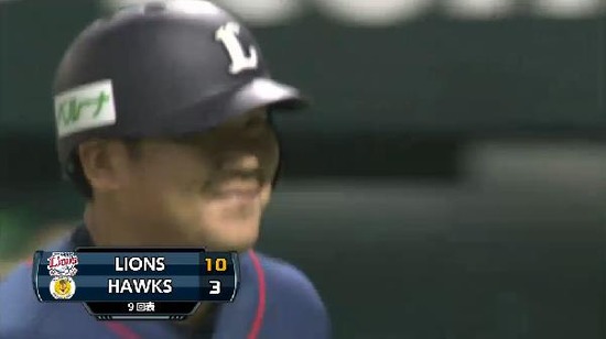 9回表4おかわり満塁弾 (2)