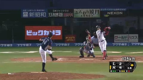 ６回裏１加藤三振