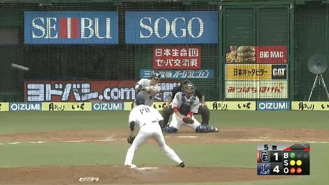 ５回表３代打野本タイムリー (2)