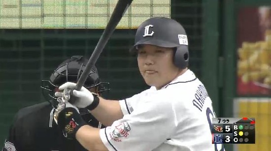 ７回裏３中村サードゴロゲッツー (1)