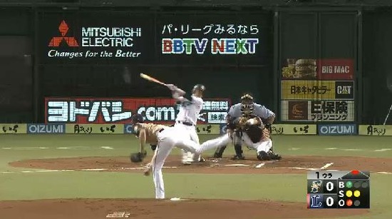 １回裏１森三振中村フォアボール (1)