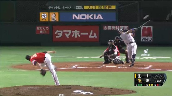 9回表2メヒアヒット (1)