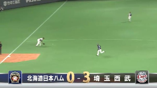 4回表3炭谷2点タイムリー2ベース (2)