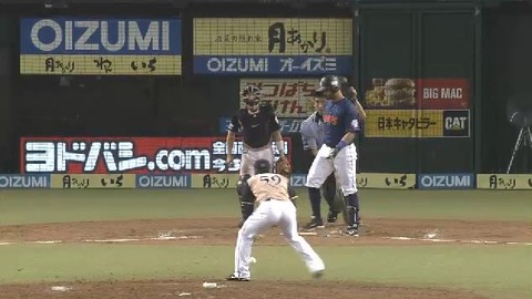 12回裏1メヒア投手ゴロ