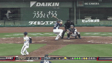 4回表2森タイムリー2ベース (1)