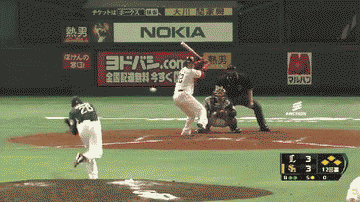 12回裏５外野フライ (1)