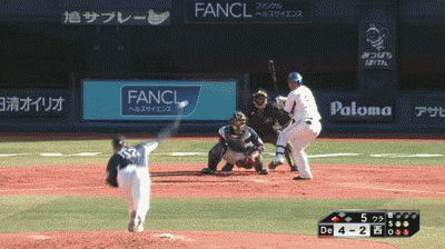 5回裏３金子ファインプレー