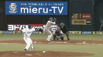 ７回表３メヒアファインプレー