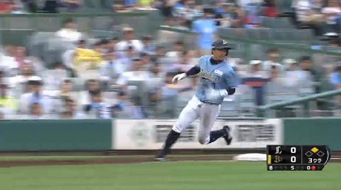 ３回裏１安達糸井ヒット (1)