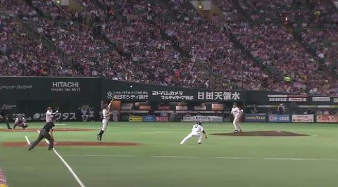 ４回裏今宮内川連続ヒット