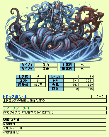 溟海の大悪魔・クラーケン