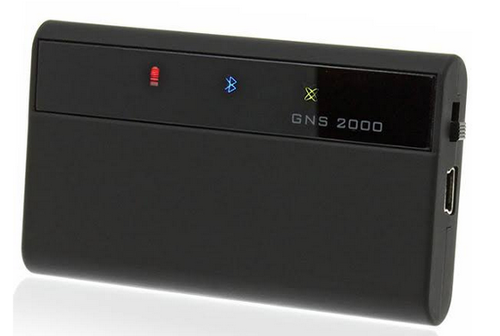 GNS 2000 plus GPSアンテナ 簡単にカーナビなどの位置精度を上げる！GPSレシーバー/ロガー