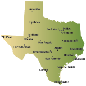 TexasCitiesMap