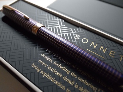 パーカー ソネット SONET ボールペン パープルシズレPGT 紫 PARKER