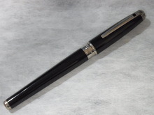 S.T. Dupont デュポン Olympio万年筆 ブラック 18K M ST Dupont Olympio Fountain Pen - Black Lacquer, Palladium