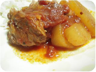 赤ワイン煮