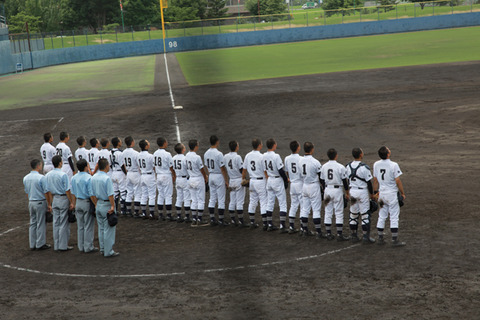熱戦続く　夏の高校野球　長野県大会の撮影に行ってきました。