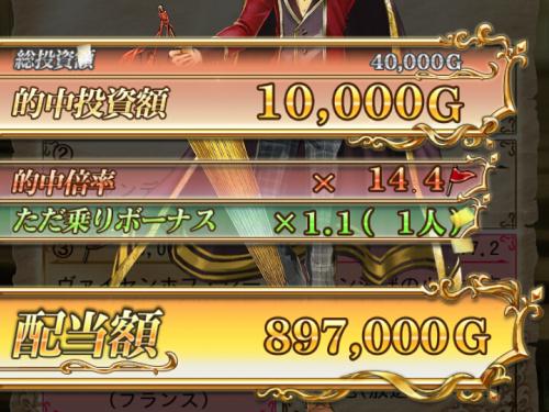 40000Gが897000Gに