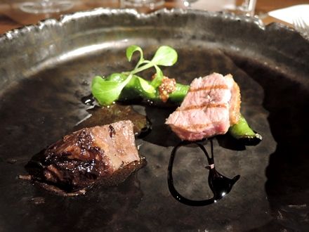 鴨と和牛ほほ肉
