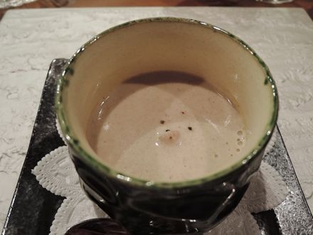 甘鯛と松茸のプディング