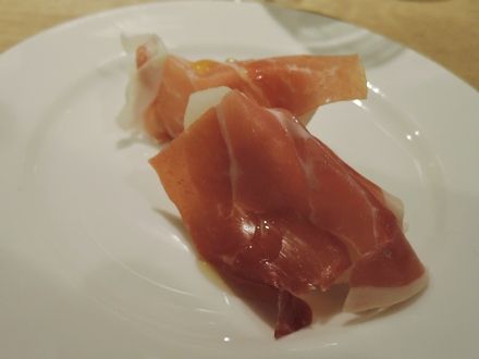 生ハムと梨