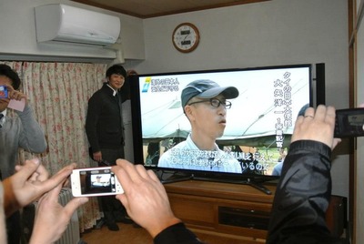 大型テレビ設置2