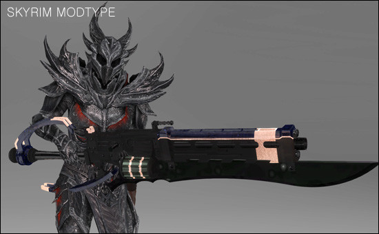 戦場のヴァルキュリア3 イムカの武器mod Skyrim Modtype