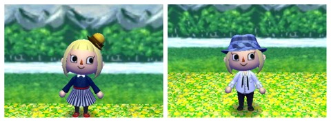 ぷりぽわ洋服二点と菜の花のデザイン