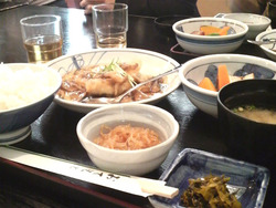 01白身魚のあんかけ定食