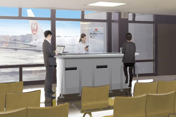 JAL、伊丹空港に「充電ステーション」設置　順次他空港に展開へ