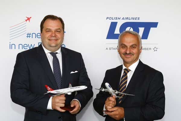 ターキッシュエアラインズとLOTポーランド航空、共同事業に向けた戦略的パートナーシップに合意