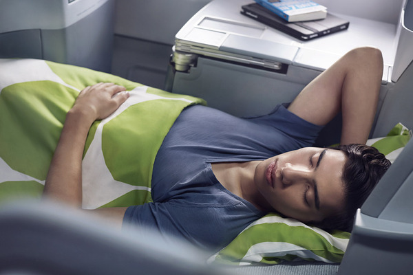 Finnair business man sleeping 01 Low