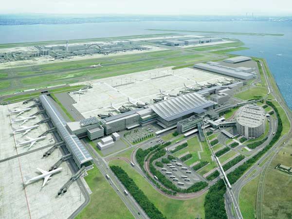 東京国際空港国際線旅客ターミナル完成予想図