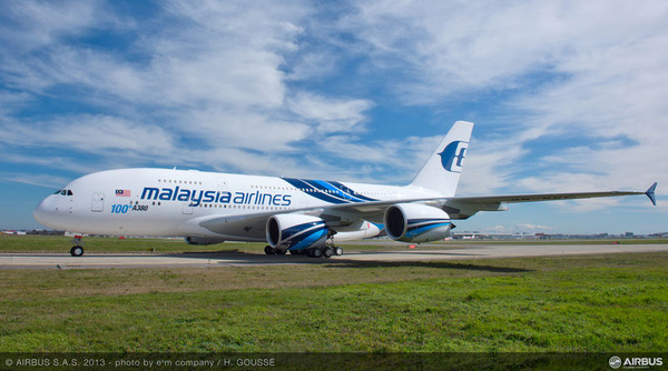 マレーシア航空、エアバスA380型機の売却検討　経営合理化の一環で