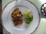 フランス鴨の料理