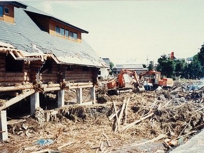 大水害(建築前の予定地)