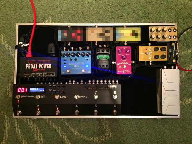 ☆BOSS ES-8を核にしたボード完成! : ジナパパ一家の何てこと ☆BOSS ES-8を核にしたボード完成! : ジナパパ一家の何てこと