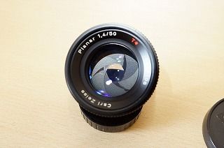 CONTAX Planar プラナー 50mm F1.4 絞り羽根を分解/洗浄 : 中古カメラ