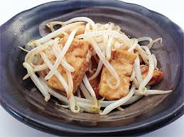 もやしと豆腐炒め