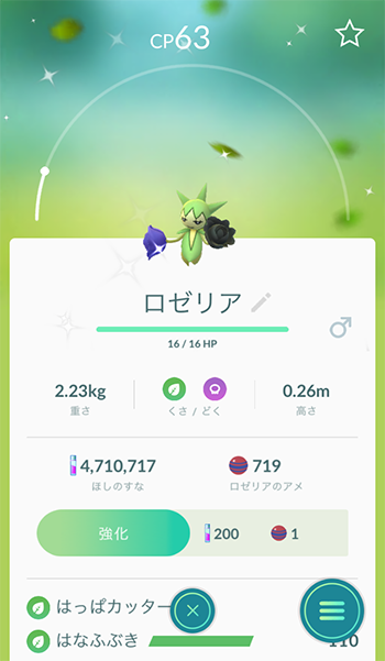 ロゼリア色違い4