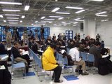 記者会見会場
