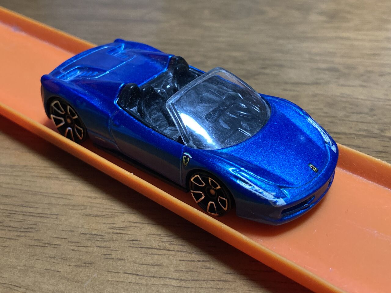 ブリバリ Ferrari 458 Spider ホットウィール Hot Wheels フェラーリ Poncha BLOG