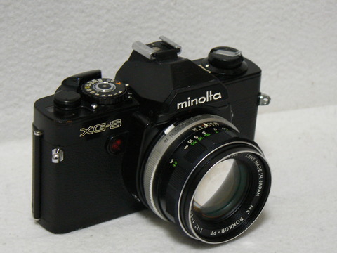 完動品 Minolta一眼レフカメラ XG-S + MD ROKKOO F1.4 backend=imagemagick;version=1;