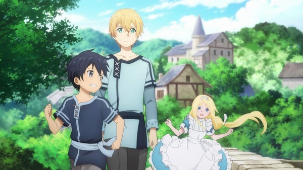 「ソードアート・オンライン アリシゼーション」SAO3期 2話感想 ユージオと出会い木こり仕事?現状確認キリトさん!(画像)